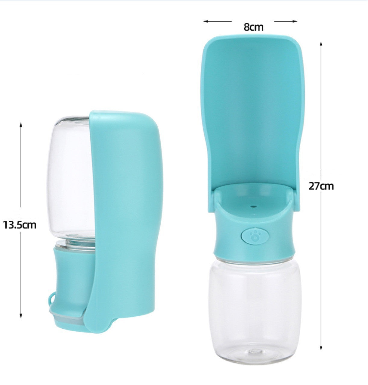 Portable Dog Water Bottle – Foldable Leak-Proof Pet Water Dispenser 350ml/550ml