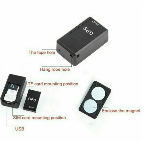 Mini Magnetic GPS Tracker for Vehicles & Personal Assets