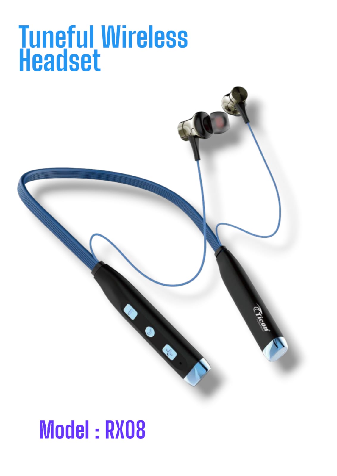 Ticon RX-08 Tuneful 38H Neckband